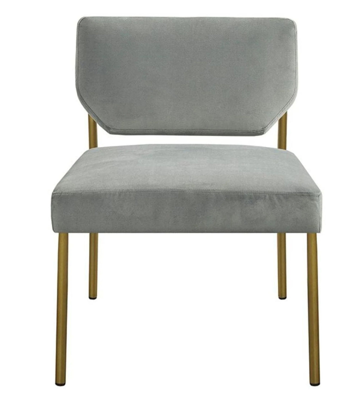 Gray Metal Frame Accent Sofa Chair M5846