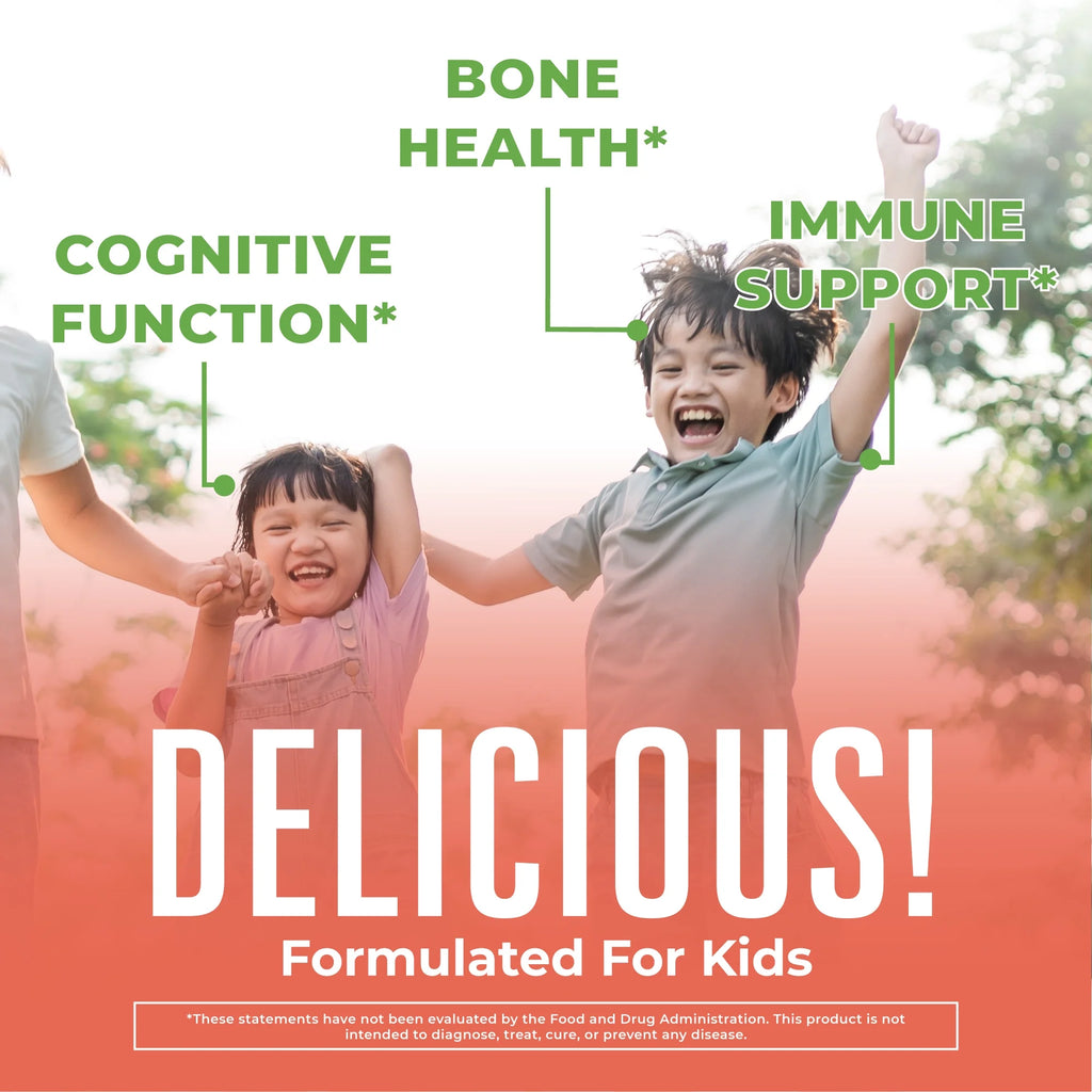 Organic Kids Multivitamin Gummies with Postbiotics, 60 Count L95000