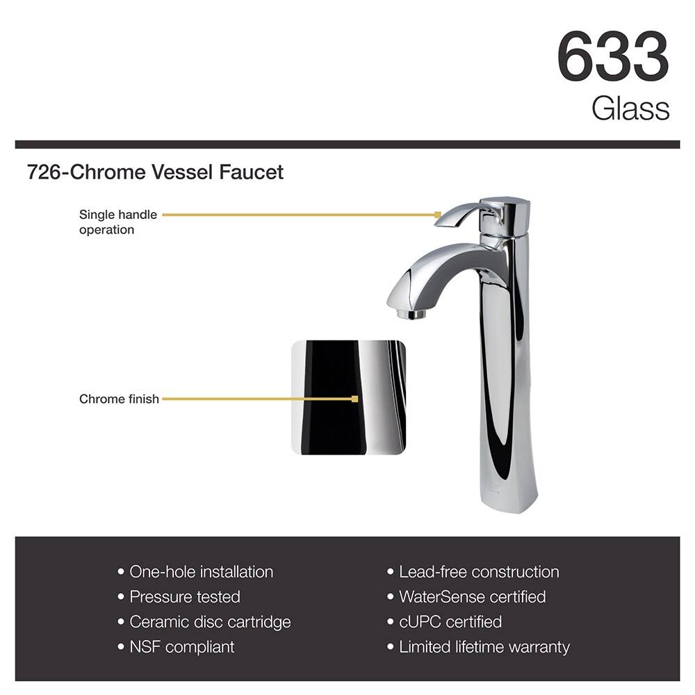 Chrome Vessel Faucet Ensemble Z35847