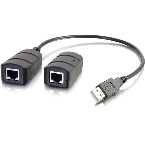 USB Over Cat5/Cat6 Extender - Up to 150ft - 1 x Network (RJ-45) F72487