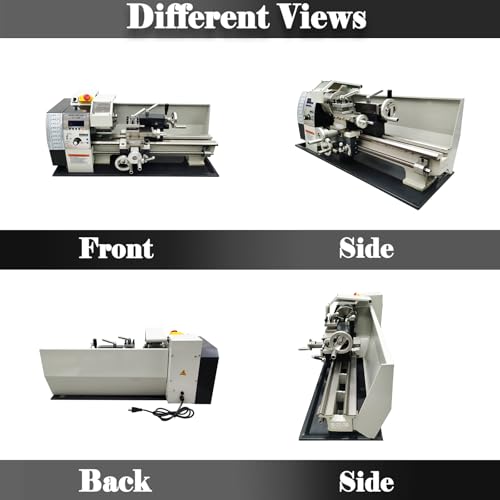 1100W Brushless Mini Metal Lathe 8"×16" Bench R665798