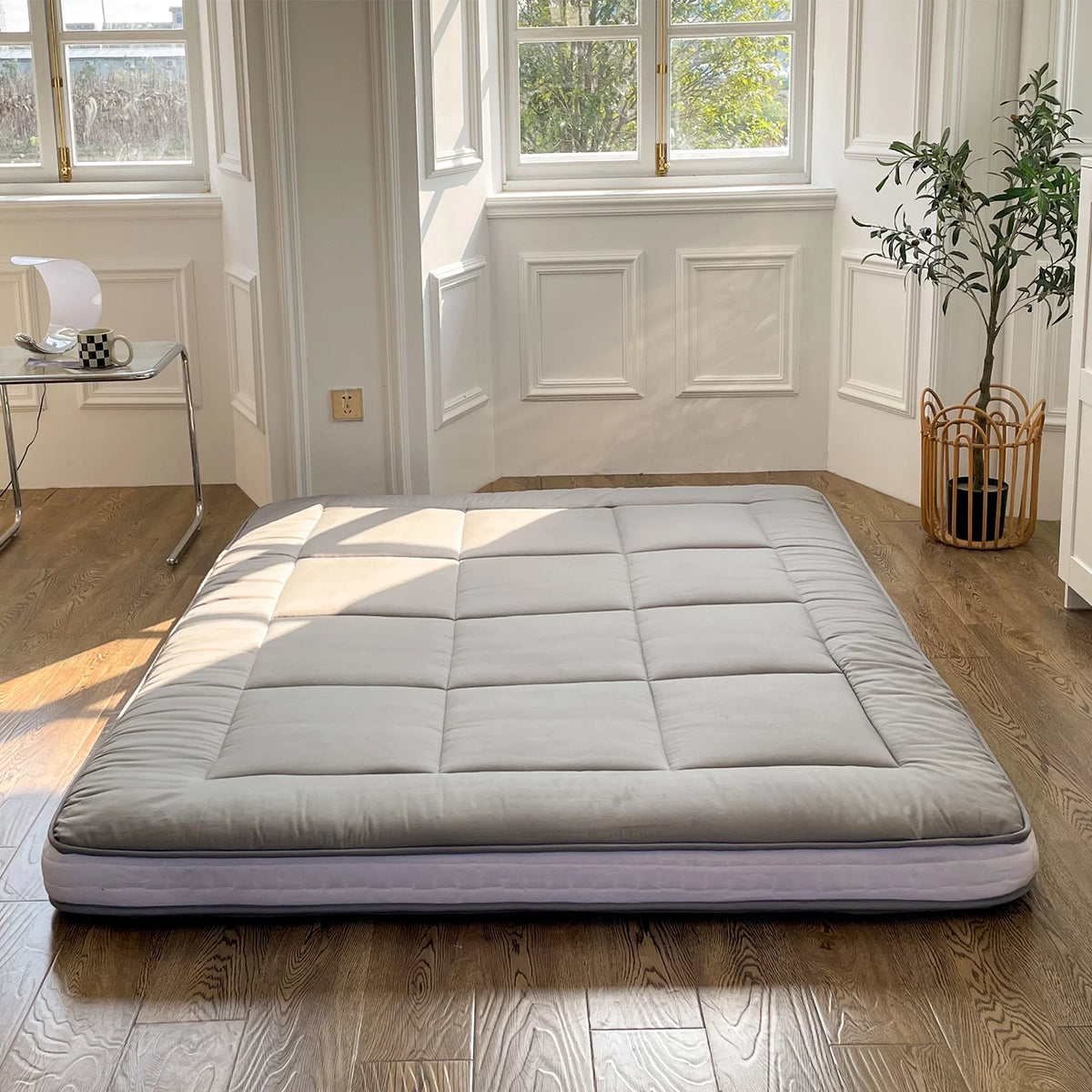 Twin Size Folding Padded Floor Mattress K796798