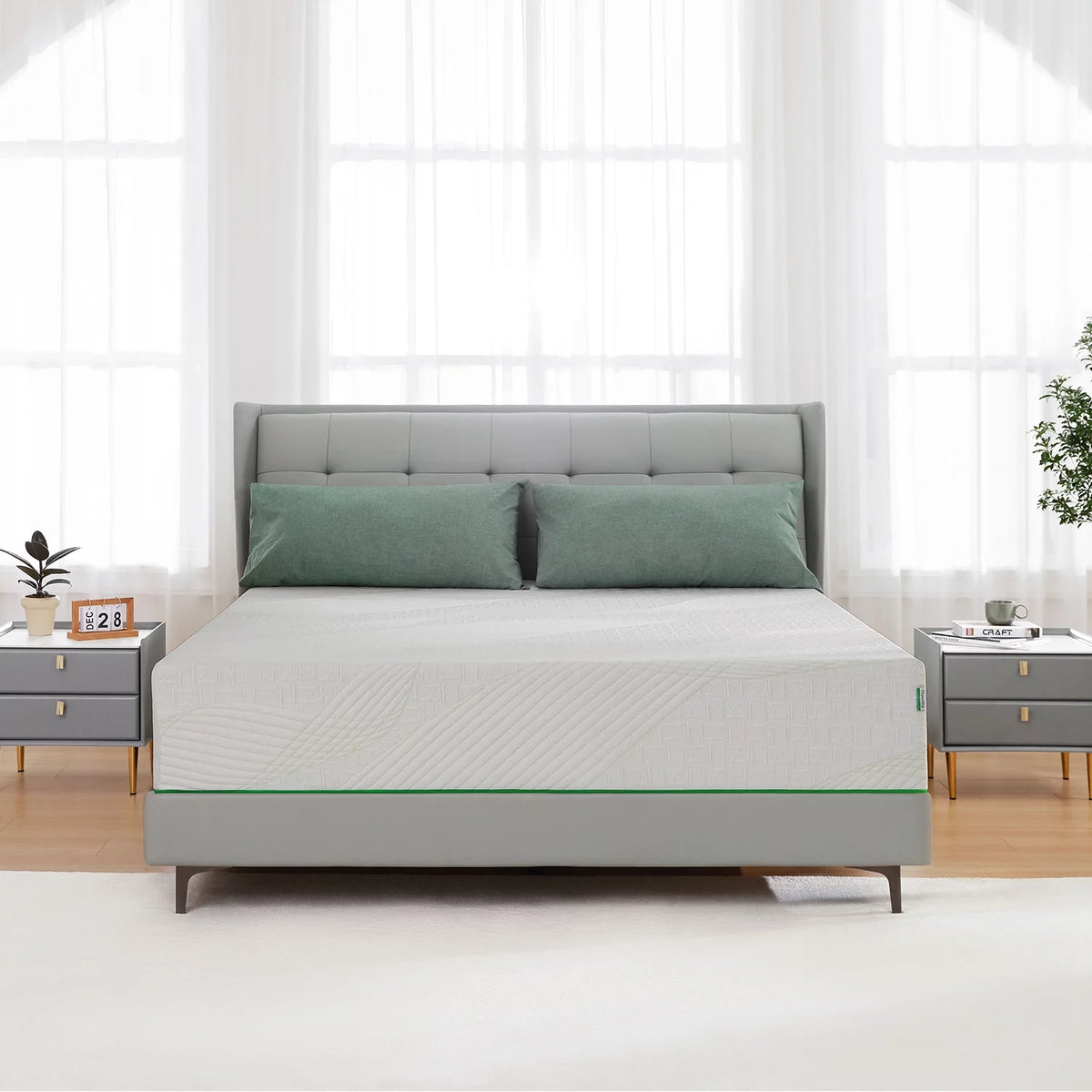 10 inch Gel Memory Foam Mattress Queen Size I499044