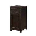 1-Drawer Wood Side Table in Antique Black G27369