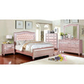 Rose Gold Twin Size Bed 6pc Set Dresser Mirror Nightstand Chest A920