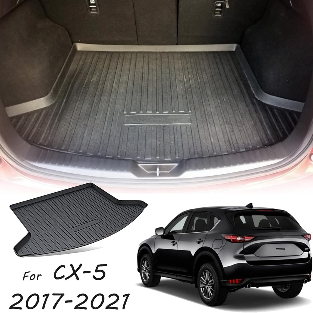 Black Cargo Liner Trunk Mat Pack of 2 I13695