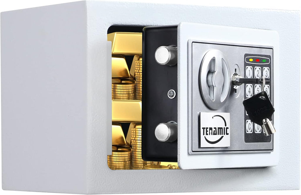 Pink 0.23 Cubic Feet Electronic Digital Security Box V64121
