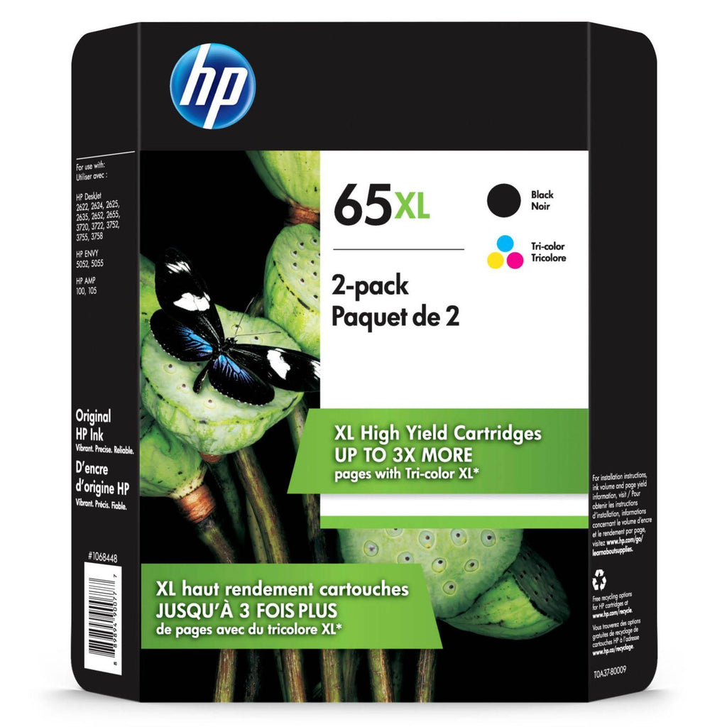 Black 65XL High-Yield Original Ink Cartridge 2 ct T30076
