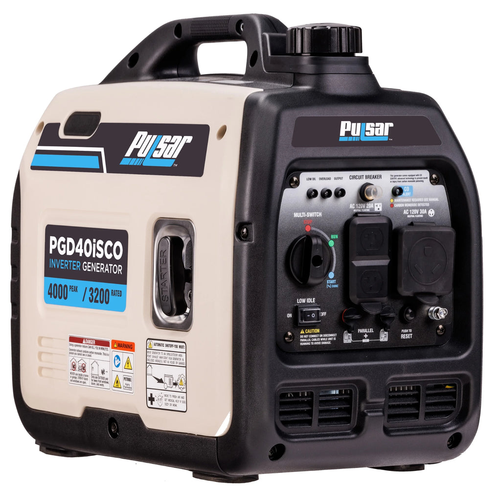 4000-Watt Super Quiet Gas Powered Inverter Generator J406948