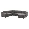 Gray 6 Seater U Shape Sectional Sofa with Right Arm Chaise G496209