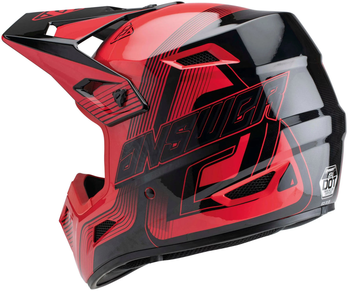 Red Black Offroad Helmet H16152