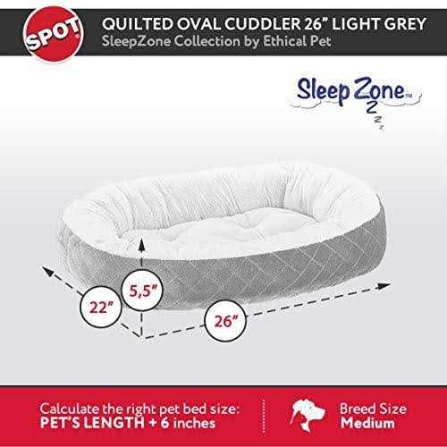 Quilted Oval Cuddler Bed K1479
