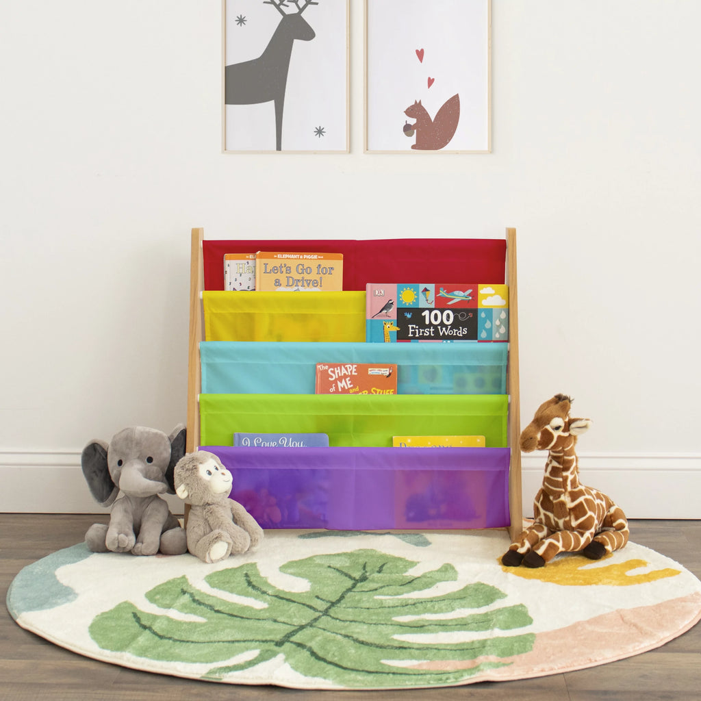 Kids Book Rack Storage Bookshelf, 4 Tiers C861824