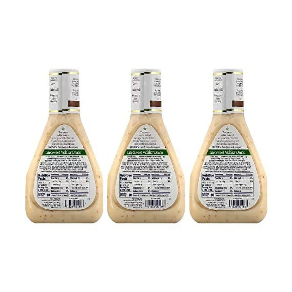 Lite Sweet Vidalia Onion Dressing, 16 FL OZ (Pack of 3) S88768