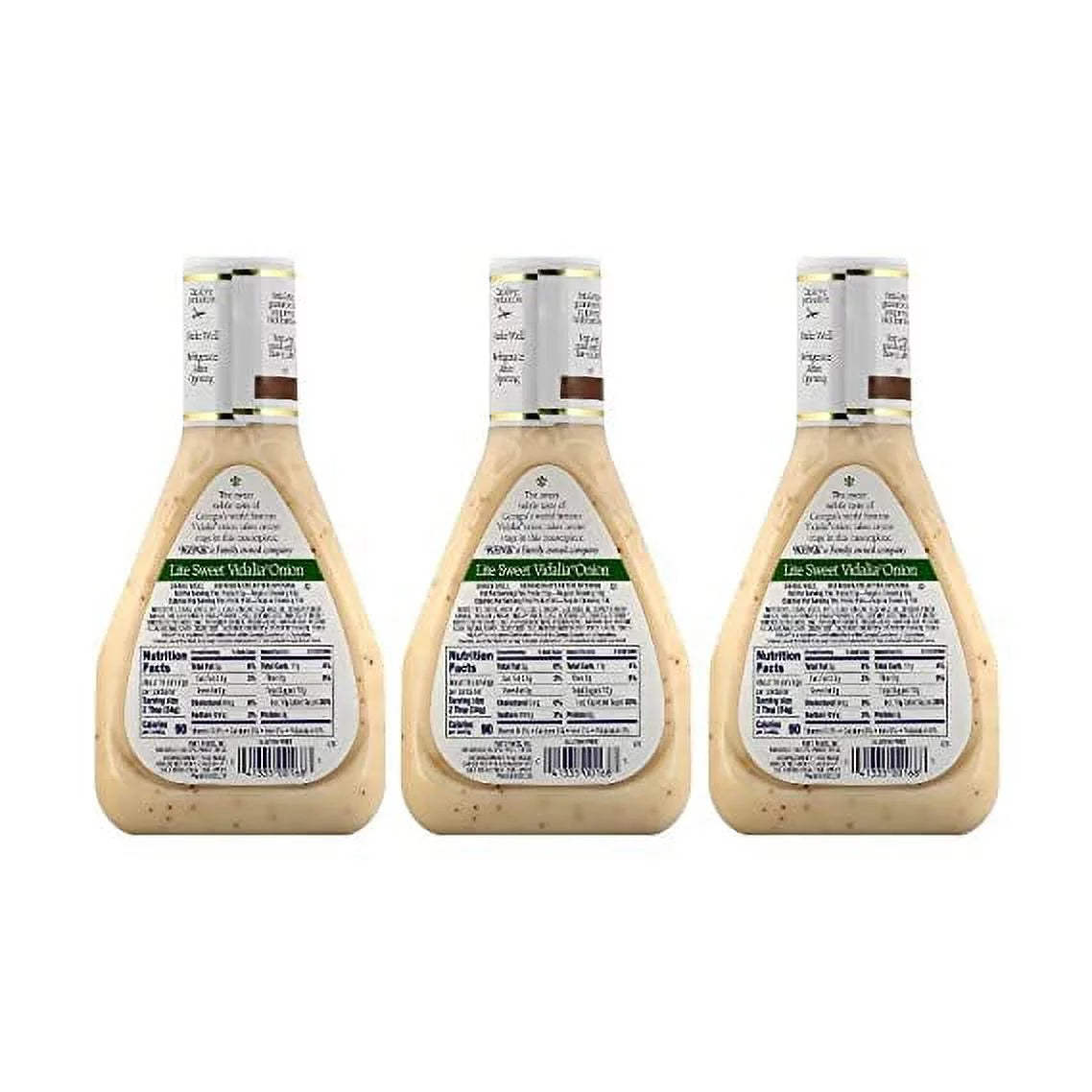 Lite Sweet Vidalia Onion Dressing, 16 FL OZ (Pack of 3) S88768