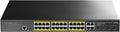 28 Port Gigabit L2 Managed PoE+ Switch 300W, 24 x PoE+ Port, 4 GbE / SFP Combo Ports, 1 Console Port, 300 Watts PoE budget, 802.3 af at, VLAN, QoS, IGMP, Desktop, 1U 19 inch Rack Mount R477546