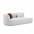 Grey Velvet Modular Loveseat Z280533