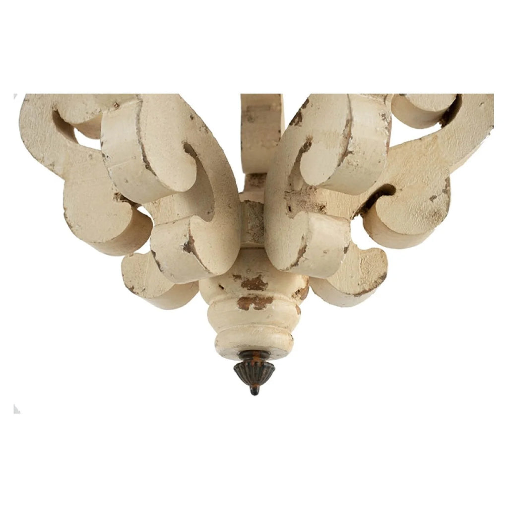 1-Light Chandelier 84" Beige V458