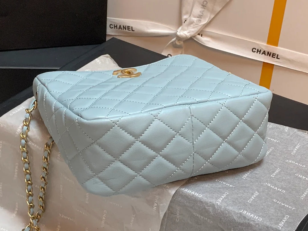 Light Blue Hobo Handbag H118