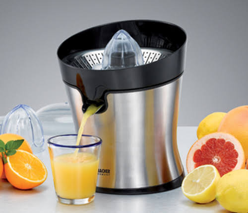 Black Stainless Steel Electric Citrus Press F500010