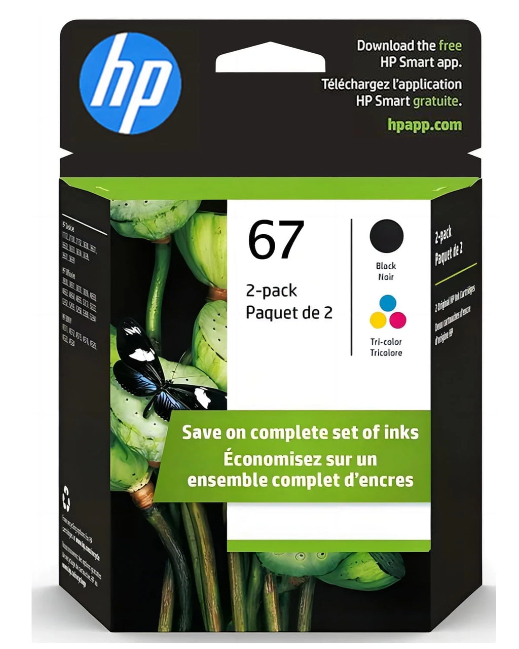 Black and Tri-Color Ink Cartridges 2 Pack Z44138