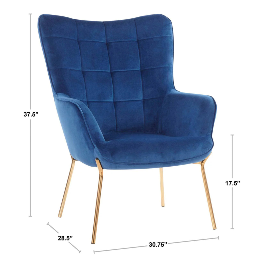 Faux Leather Lounge Chair with Ottoman S468