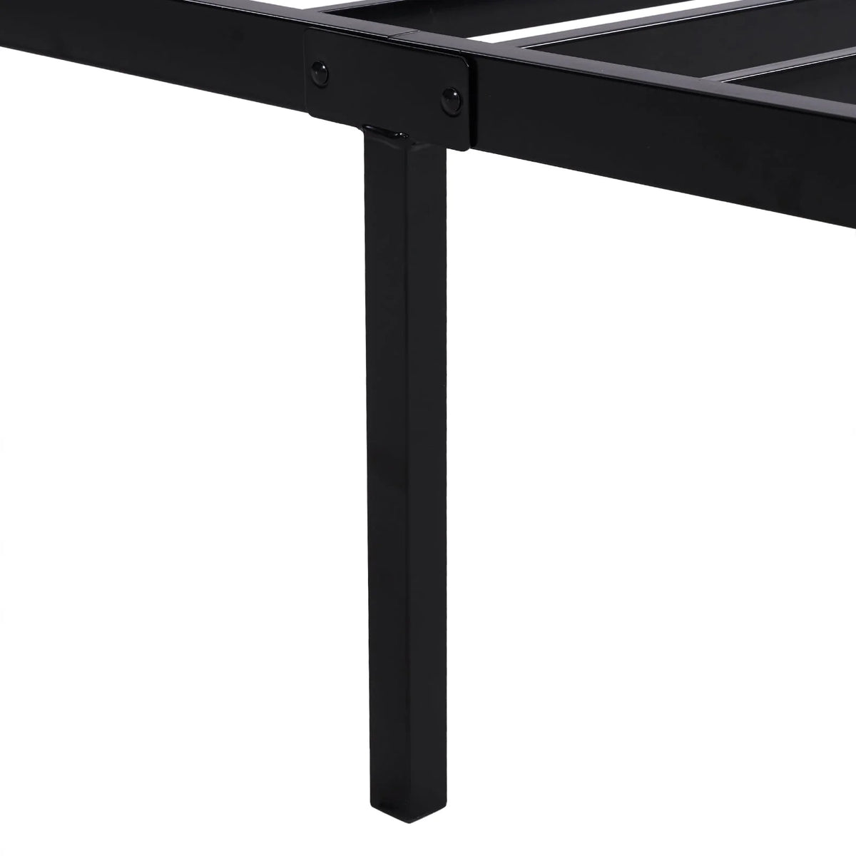 Twin Size Black Metal Platform Bed N431663