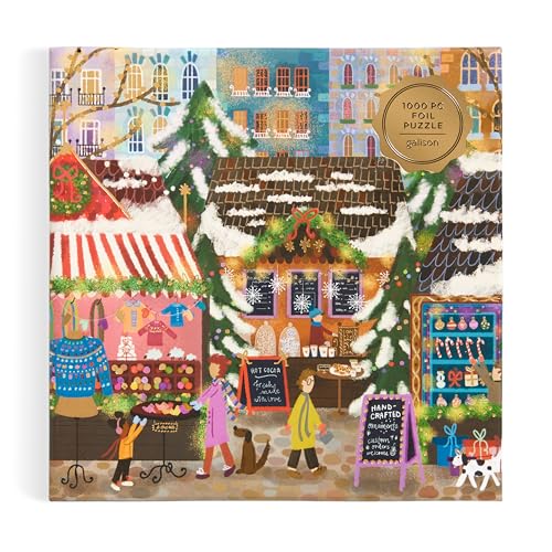 500 Pieces Winter Lights Foil Jigsaw Puzzle M6775