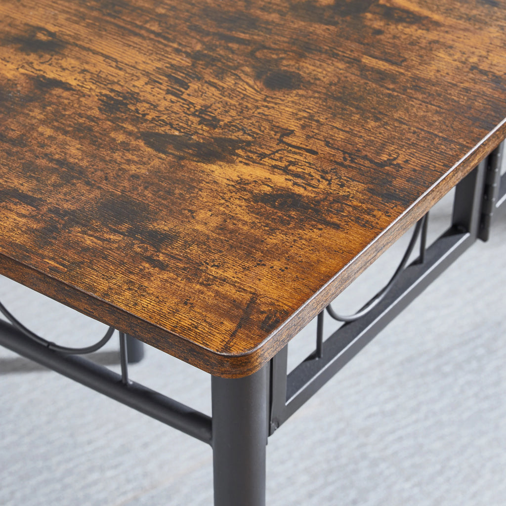 Folding Dining Table with Metal Frame C541
