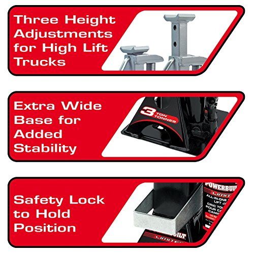 3 Ton Bottle Jack and Jack Stands W393