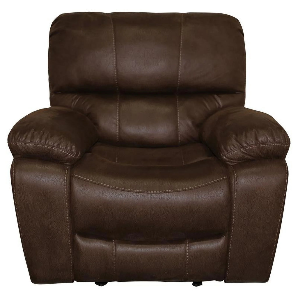 Brown Microfiber Recliner N3517