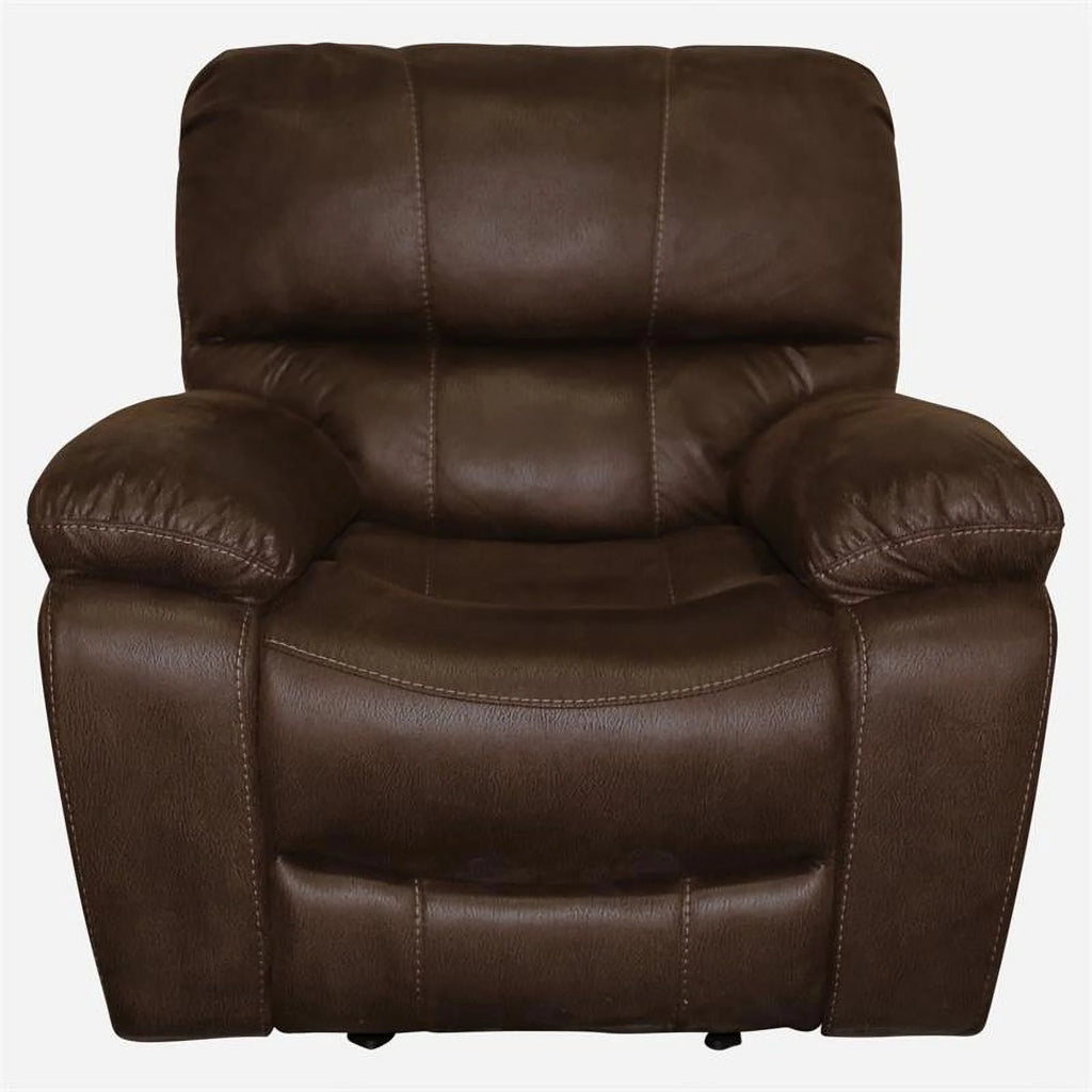 Brown Microfiber Recliner N3517