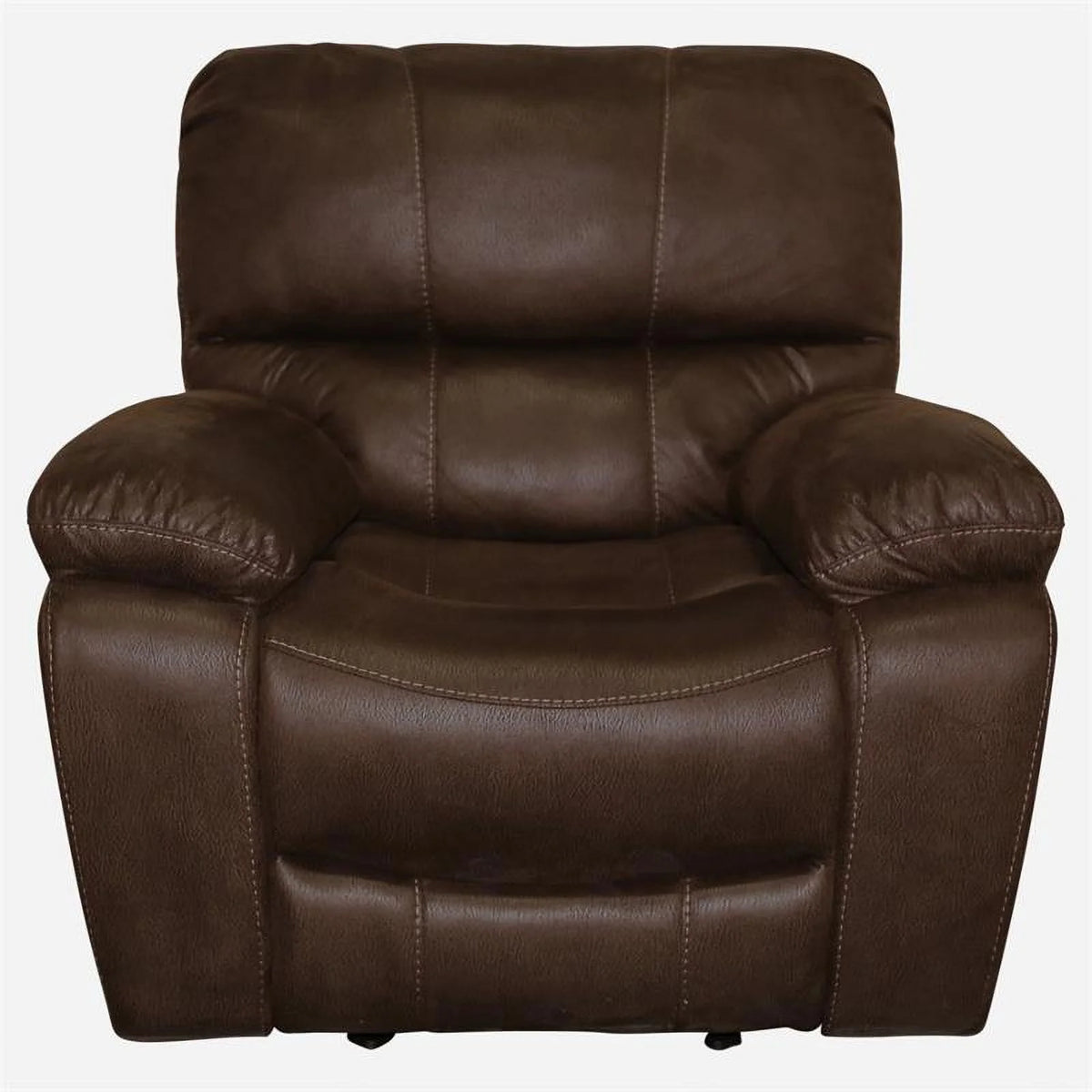 Brown Microfiber Recliner N3517