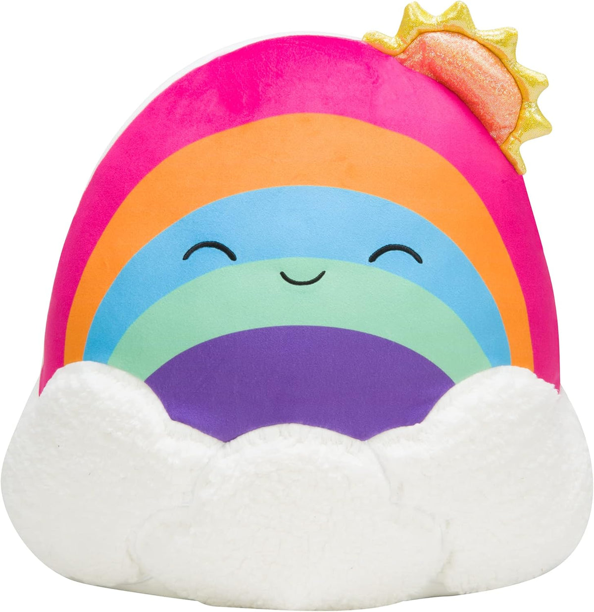 14-Inch Rainbow with Clouds Plush E141411