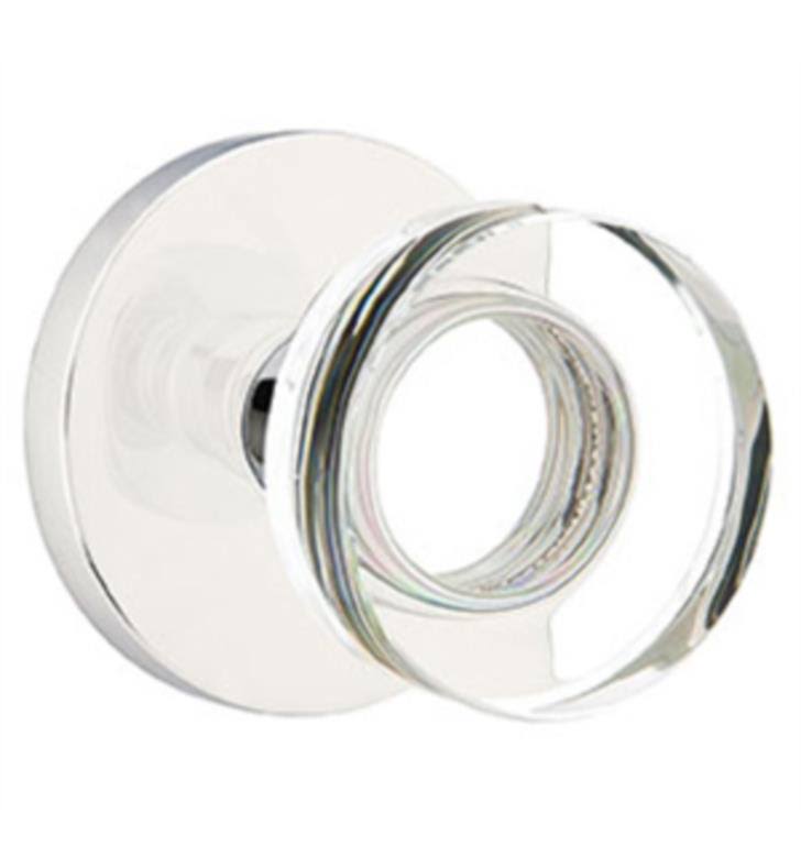 Satin Brass Privacy Set with Round Knob A65756