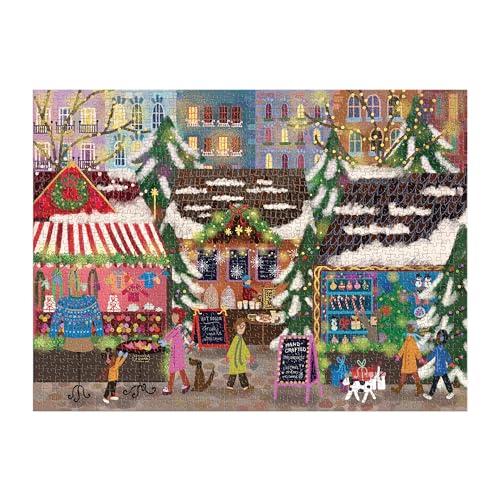 500 Pieces Winter Lights Foil Jigsaw Puzzle M6775