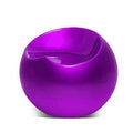 Purple Plastic Accent Stool W12359