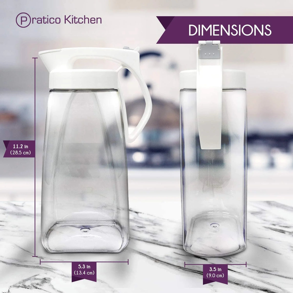 White 73 oz Airtight Pitcher U726812