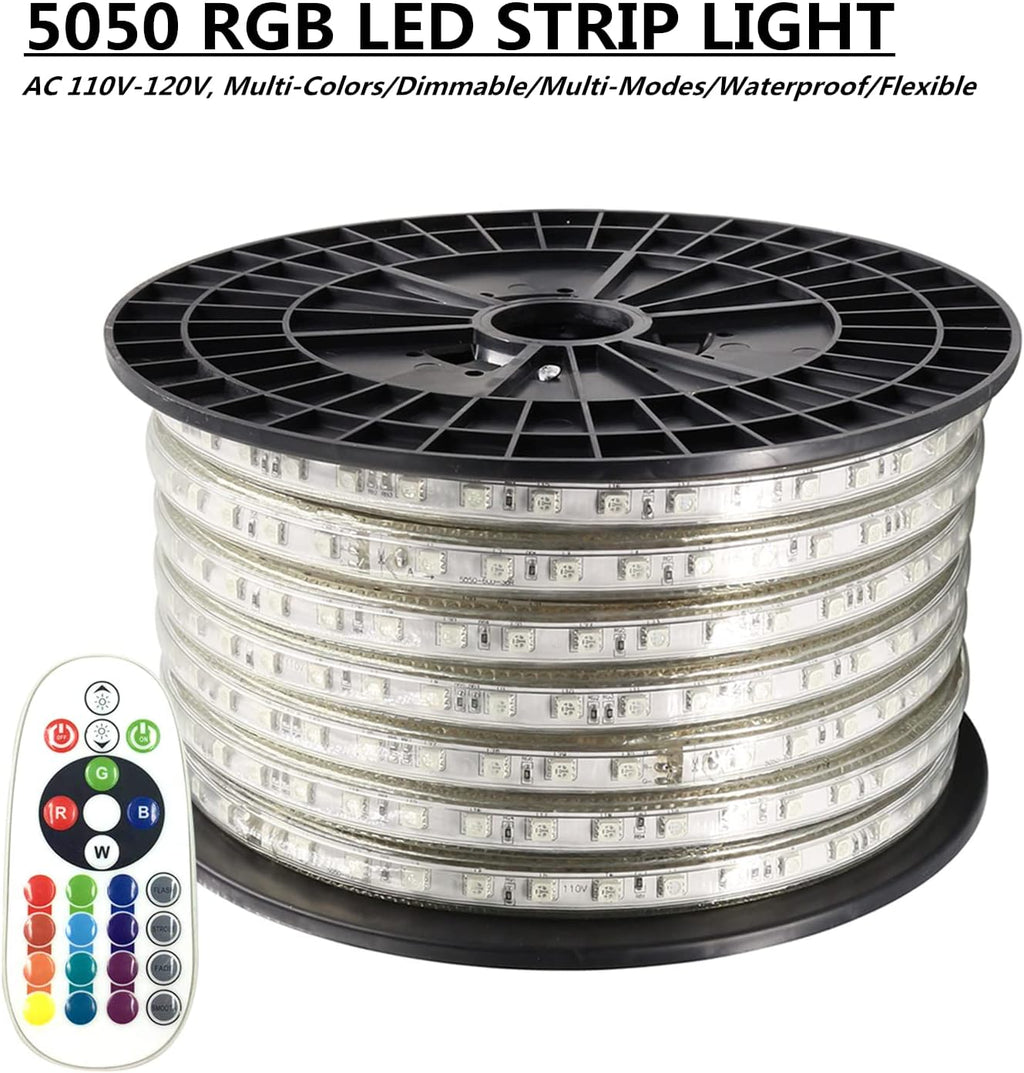 RGB LED Strip Lights with Remote (131.2ft/40m) X41201