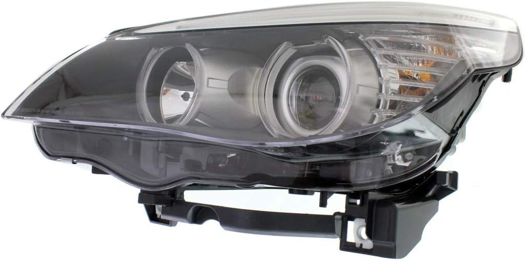 Halogen Headlight Assembly for BMW 5 Series 2008-2010 Passenger Side B696