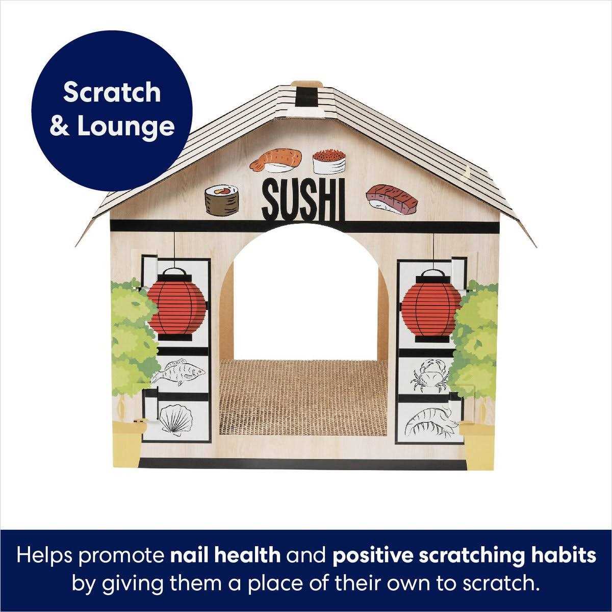 Cardboard Cat House H1331