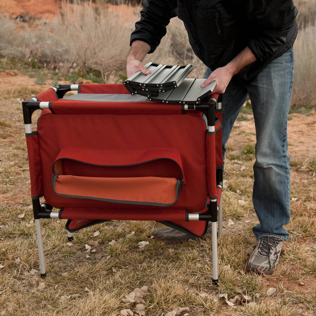 Grey/Red Table & Organizer C876084