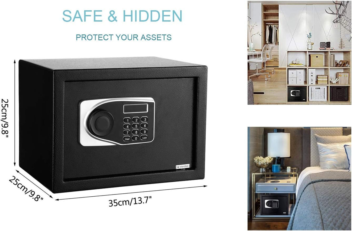 0.57 Cubic Feet Electronic Security Digital Safe V3759