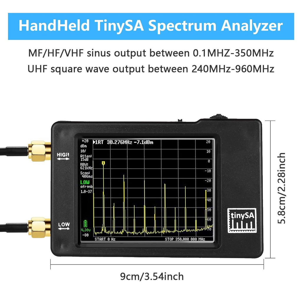 2.8inch Touchscreen 100KHz-960MHz Spectrum Analyzer A496214