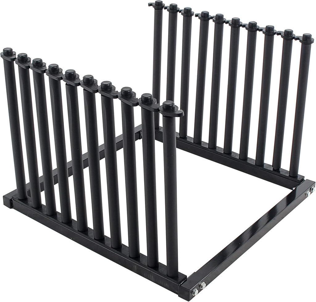 9 Slot Truck Bed Windshield Rack with Rubber Foam Pads M502