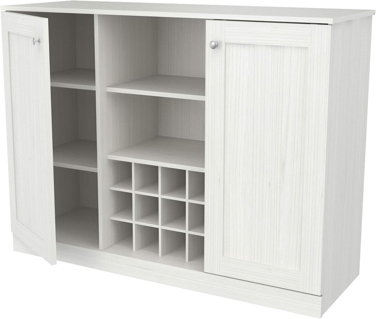 Washed Oak 2-Door Buffet Cabinet L894