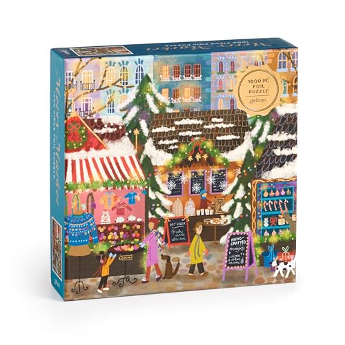 500 Pieces Winter Lights Foil Jigsaw Puzzle M6775