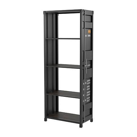 4-Shelf Gray Bookcase U46340