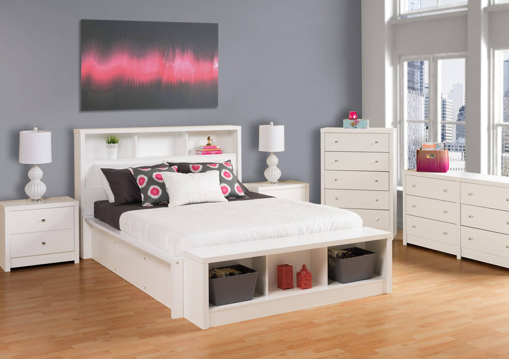 White Double/Queen Headboard Q473