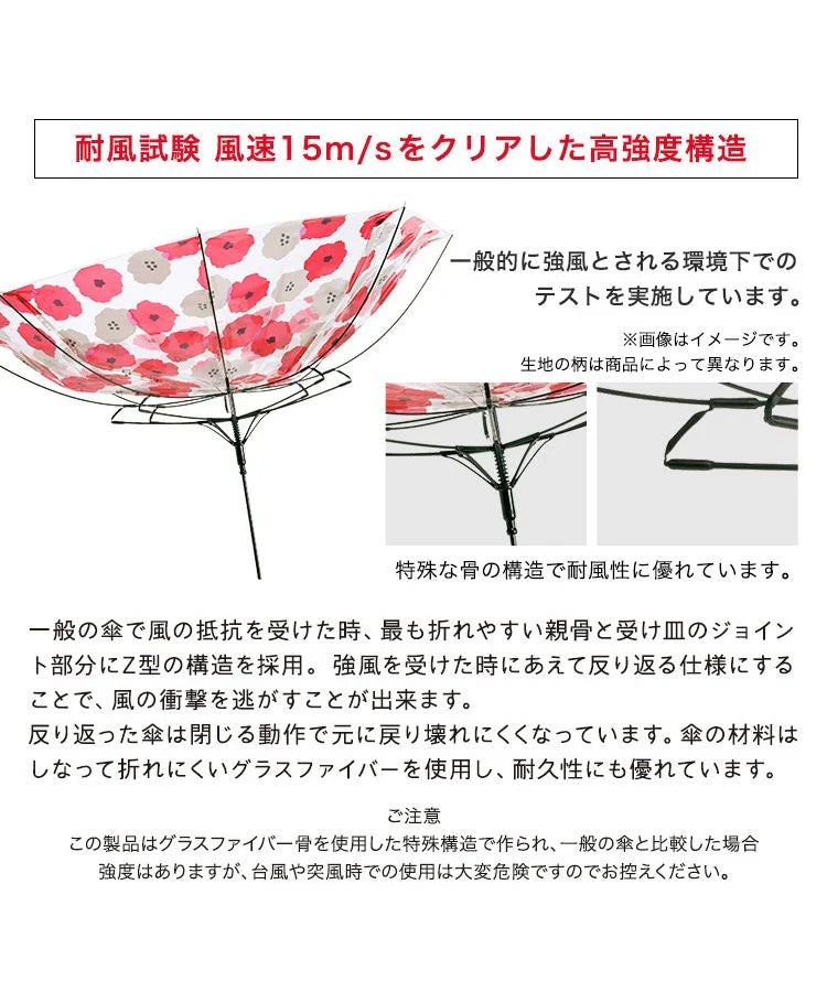 Peony Red 60cm Vinyl Umbrella S73322